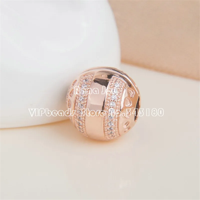 2018 Fall S925 Sterling Silver Hearts Clip With Clear CZ Charm Bead Fits All European Woman Jewelry DIY Bracelets Necklaces | Украшения и