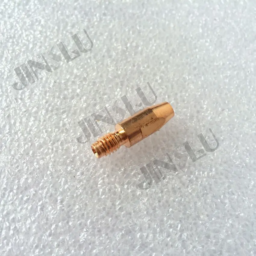 

Бесплатная доставка E-Cu 20 шт. MIG наборы фонариков BINZEL 24KD M6 * 28 1,2 мм контактные наконечники