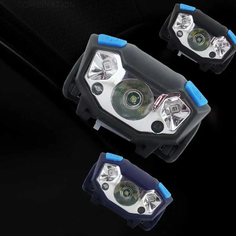 Aniige USB зарядка Индукционная фара XPE датчик движения налобный фонарь 5-Mode охотничий фонарик походный Головной фонарь встроенный аккумулятор