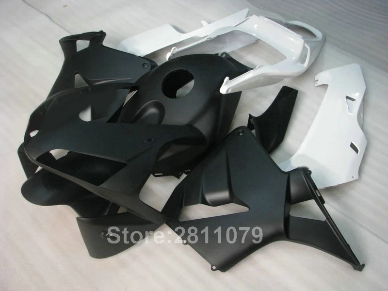 Injection molding ABS plastic fairing kit for Honda CBR600RR 2003 2004 white black bodywork fairings set 03 04 AT69 | Автомобили и