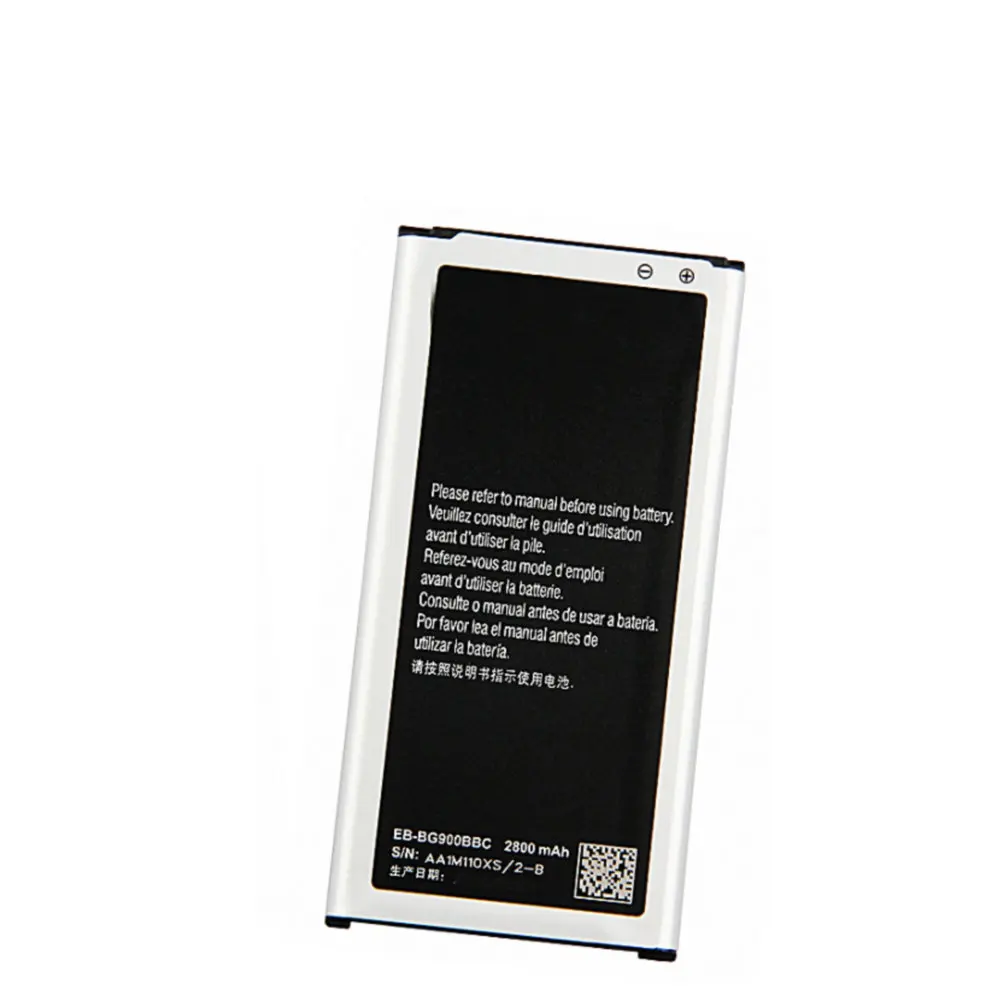 Оригинальная батарея Samsung 2800 мАч для Galaxy S5 G900S G900F G900M G9008V 9006V 9008W 9006W