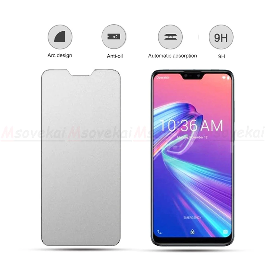 С уровнем твердости 9 H матовое закаленное стекло для ASUS Zenfone Max Pro M2 ZB631KL ZB633KL M1 ZB602KL