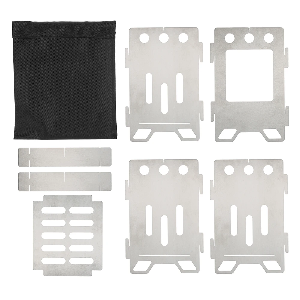 Портативный складной Кемпинг дровяная печь альпинистская походная уличная