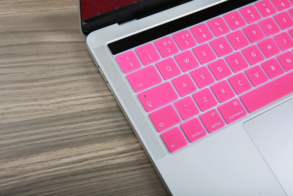ЕС Евро Европейский символы английского языка клавиатура чехол для нового Macbook Pro 13 15 с сенсорной панелью A1706 A1707 клавиатура протектор