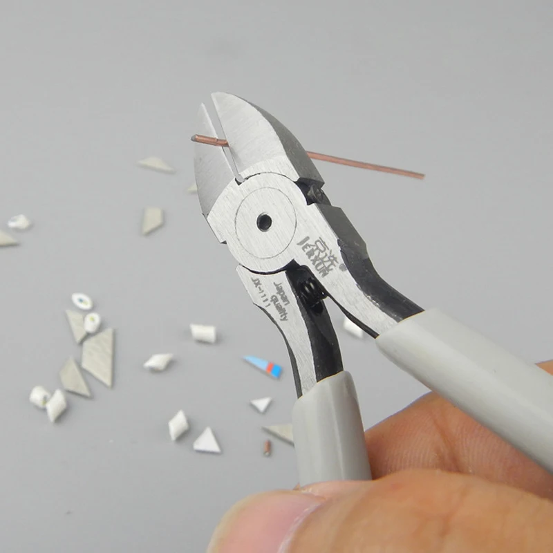 

JERXUN 5" High Quality Diagonal Cutting Pliers Multi-functional High Carbon Steel Mini Pliers Hand Tools for Electrical Industry