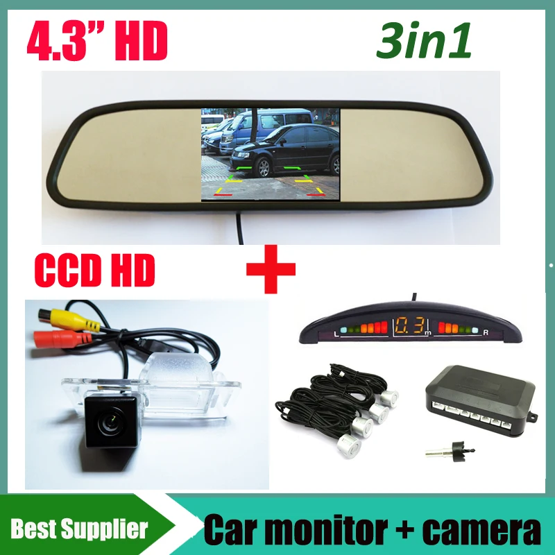 Датчик парковки + автомобильный монитор для Chevrolet Aveo Trailblazer Cruze Opel Mokka Cadillas SRX CTS|view