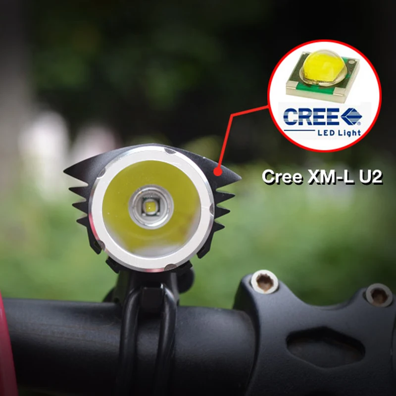 Перезаряжасветильник светодиодный фонарь Walkefire A12 2000 люмен XM L T6 велосипедный