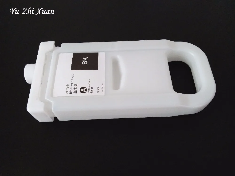 Yu Zhi Xuan! 700 мл PFI 701 многоразовый чернильный картридж для Canon IPF 8000 9000 8000S 9000S 8010S 9010S