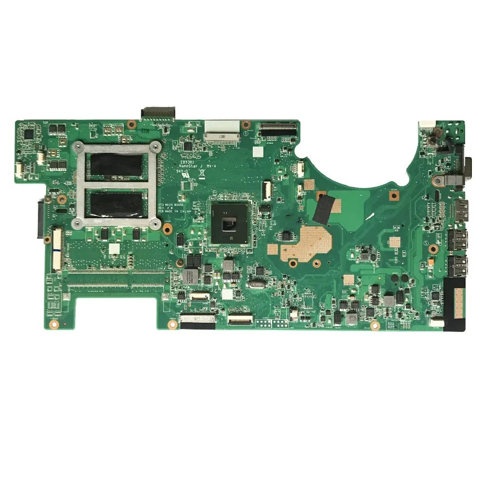 Отличные 2 слота для ASUS G73JH серийная материнская плата для ноутбука 60-NY8MB1200 HM55 DDR3 G73 REV: 2,0 рабочих