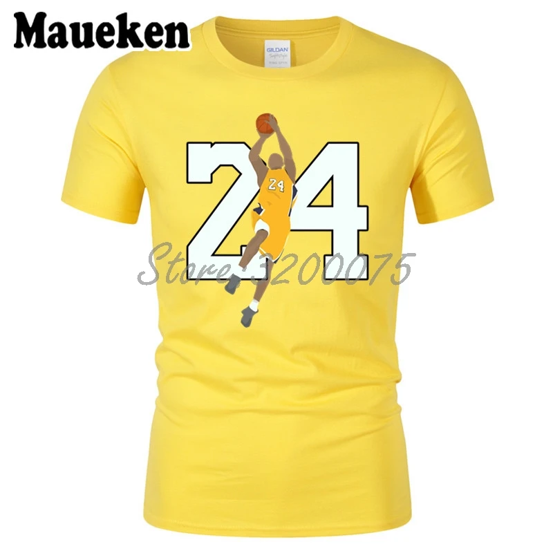 Мужская футболка Kobe Bryant 24 с круглым вырезом W19032301|t shirt men|t shirtshirt men |
