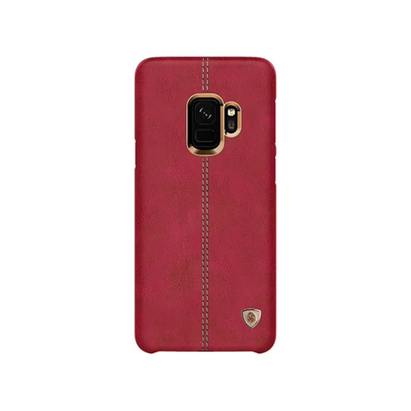 Красный Кожаный чехол Nillkin Englon для samsung Galaxy S9/S9 Plus, защитный кожаный чехол для телефона samsung Galaxy ys9/S9 Plus - Цвет: Красный