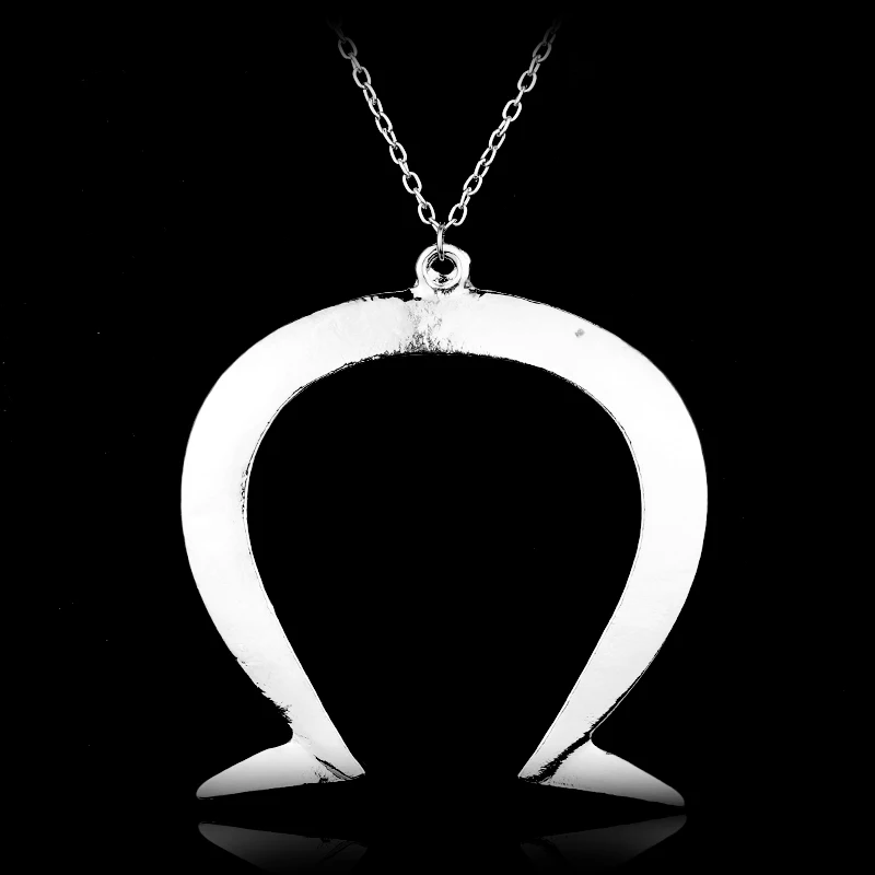 

Alice Madness Returns Horseshoe Long Chain Necklace High quality Cosplay props Pendant Necklaces