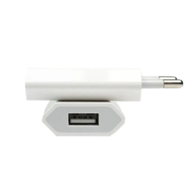 Оригинальное качество 5V 1A EU AC дорожное USB Сетевое зарядное устройство для iPhone 6 5 4
