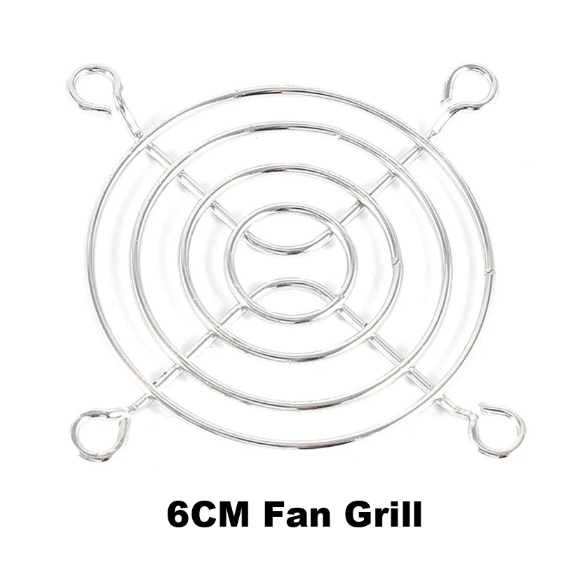 Металлический вентилятор для ПК фильтр вентилятора гриля 120 мм 140 90 80 12 см RGB 4 6 5 чехол компьютера крышка