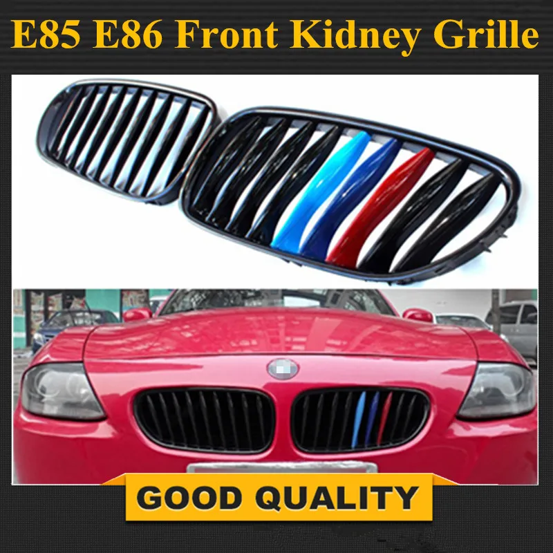 

Black M color Front Kidney Grille Grill For BMW E85 E86 Z4 2003-2008 Convertible Coupe Car Lattice