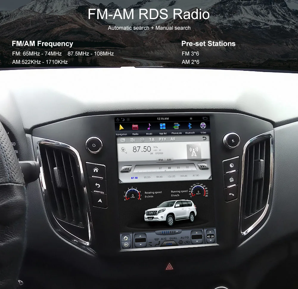 ZWNVA Tesla ips экран Android 9,0 автомобильный без CD dvd-плеер радио gps навигация для HYUNDAI IX25 CRETA головное устройство