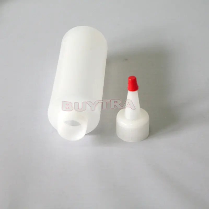 4 OZ Round Squeeze Storage Bottle with Removable Red Cap Refillable Bottles for Glue Common Used For Manual Dispensing | Дом и сад
