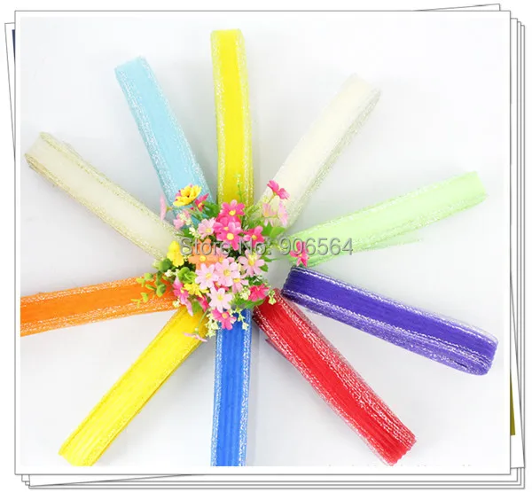 2 75 дюйма (7 см) с серебряными обрезками термоусадочные кринолиновые конские