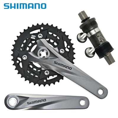 2 Shimano Acera FC-M3000-8 40X30X22x170 мм 3X9 s Octalink Chainguard - Цвет: 2