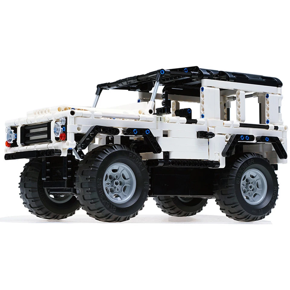 Радиоуправляемый внедорожный SUV совместимый Technic высадил Roveres Defender строительный