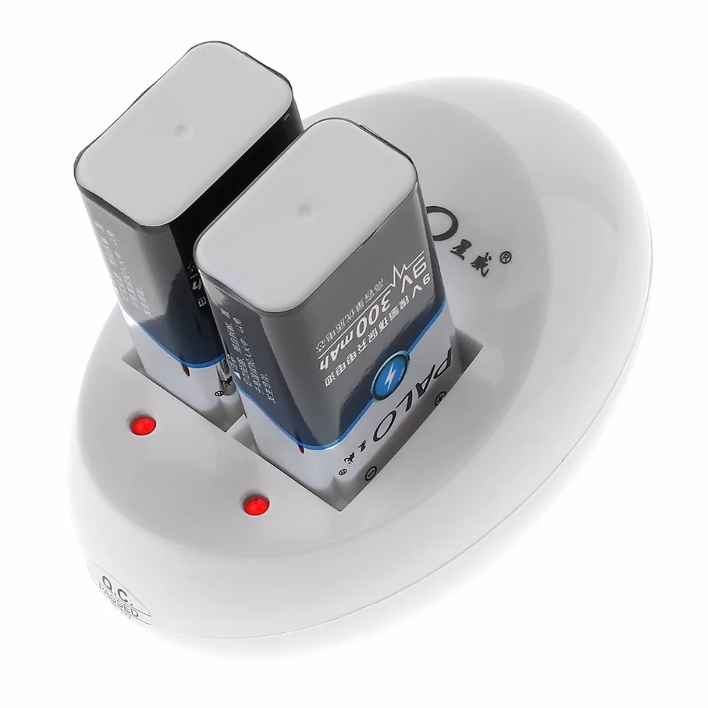 PALO 2 канала быстрое умное зарядное устройство с Светодиодный индикатор для