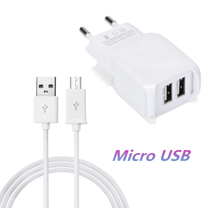 Зарядное устройство и кабель Micro USB EU для Xiaomi Redmi 5 3 4 4x Note 6 pro LG G2 G3 G4 Stylus K10 K8 K7 k4 V10 D690
