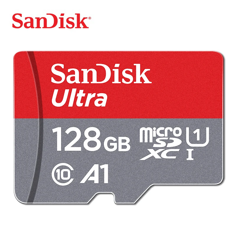 Карта памяти SanDisk TF16GB 32GB 64GB 128GB 200GB 256GB MicroSD для мобильного телефона C10 A1 экстремально высокая скорость чтения мобильных устройств