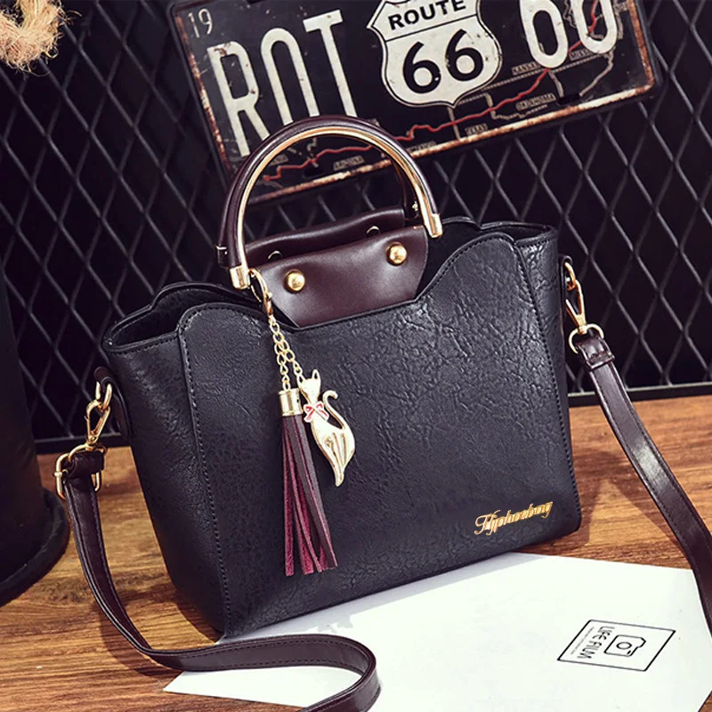 HJPHOEBAG 2017 new bags Fashion women designer luxury zipper handbags Ladies high quality PU leather crossbody bag bolsa XB-K293 | Багаж и
