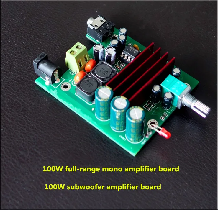 

TPA3116D2 100W mono digital amplifier board Subwoofer amplifier board With pre-op amp NE5532