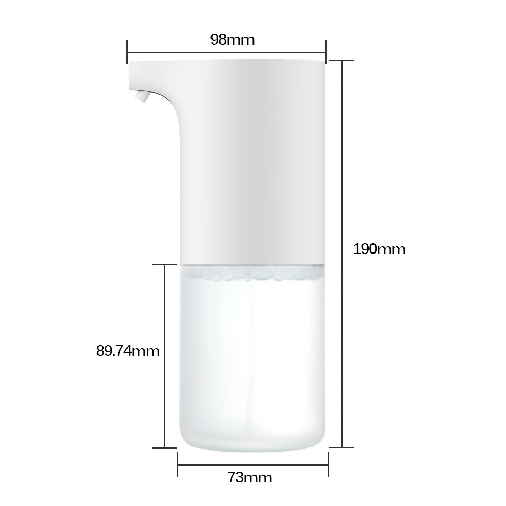 Автоматический дозатор мыла Xiaomi Mijia с индукцией и автоматическим датчиком ИК 0,25 с для умных домов.