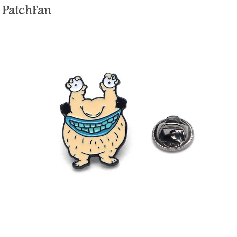 Patchfan ааааа! Настоящими монстрами! Zimbo Krumm втулка галстук булавки броши для рюкзака, одежды для мужчин и женщин Декоративные значки медаль A1327
