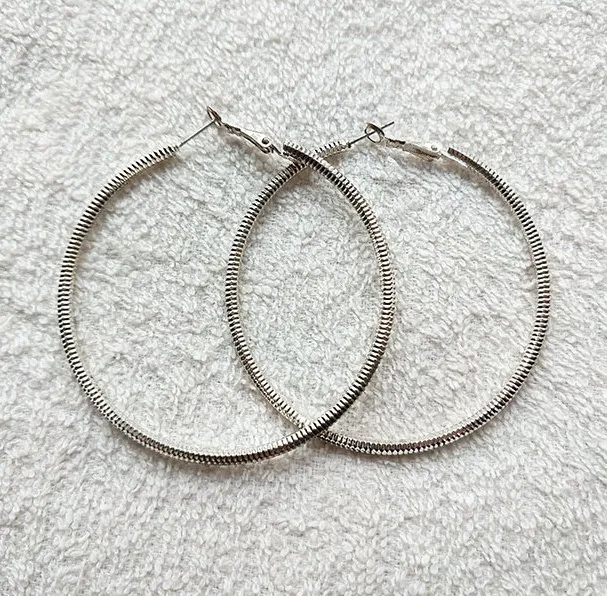 Style 5 Silver Большие серьги-кольца для женщин, новейшая мода, большие гладкие Круглые Серьги Brincos украшения, аксессуары в подарок - Окраска металла: Style 5 Silver