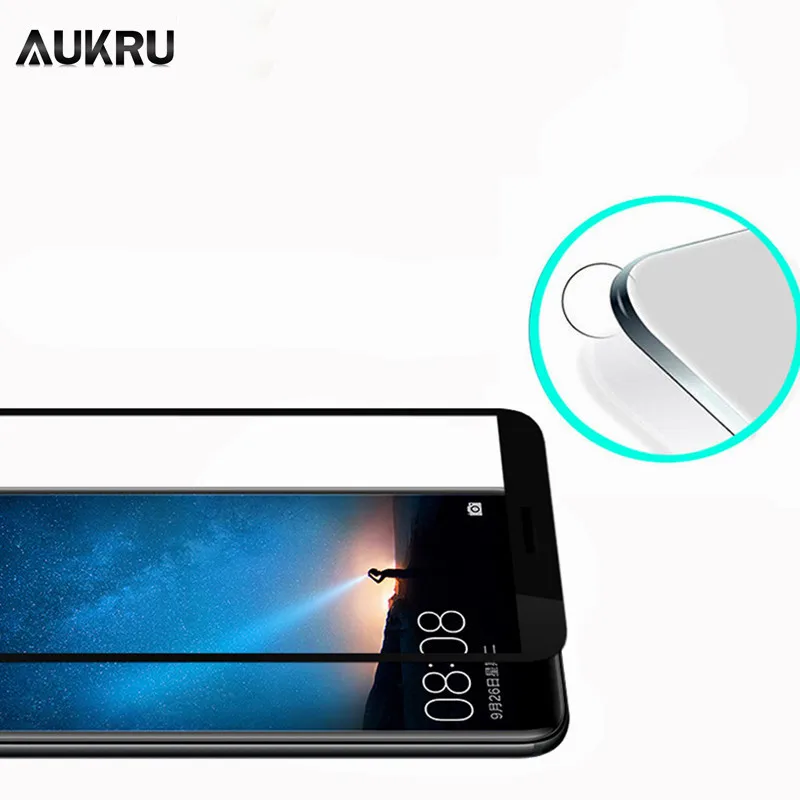 Защитное покрытие из закаленного стекла для экрана huawei Nova 2 Plus 9 H полное защитное