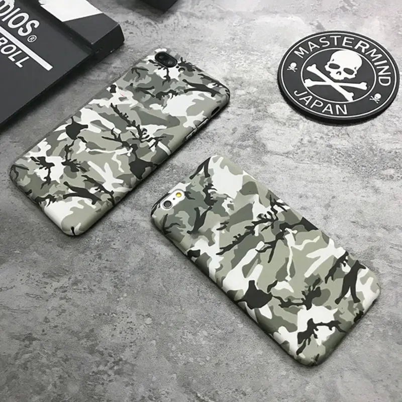 BFOLLOW камуфляж Жесткий ПК бренд чехол для iPhone 7 8 6 S/Plus/X XS XR Max задняя крышка Coque |