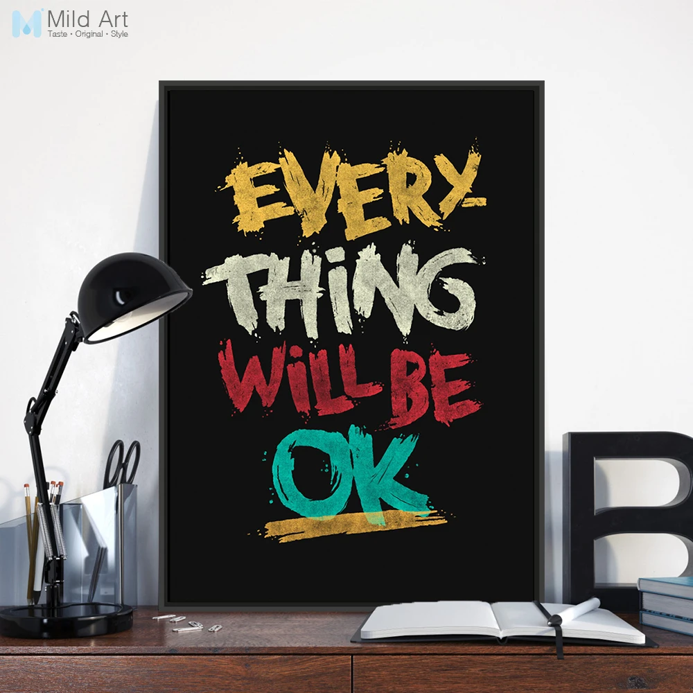 Минималистичная Мотивационная типография Life Quotes A4 большой художественный Принт