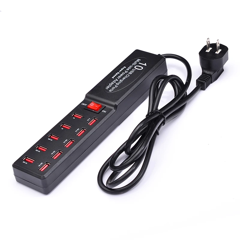 Сетевое зарядное устройство с 10 USB портами 5 В 7 а|charging station|usb wall chargerwall charger |