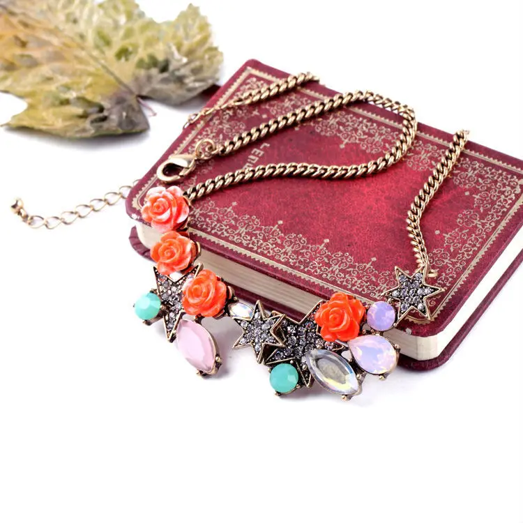 Современные женские повседневные воротники ожерелье милый дизайн 2015 Звезда