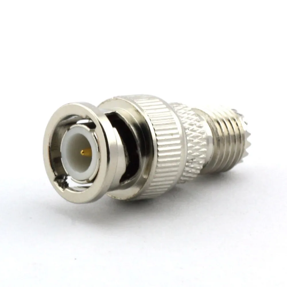 Коннектор BNC папа-мама Mini UHF коаксиальный адаптер RF Coax штекер BNC-мини-коннектор