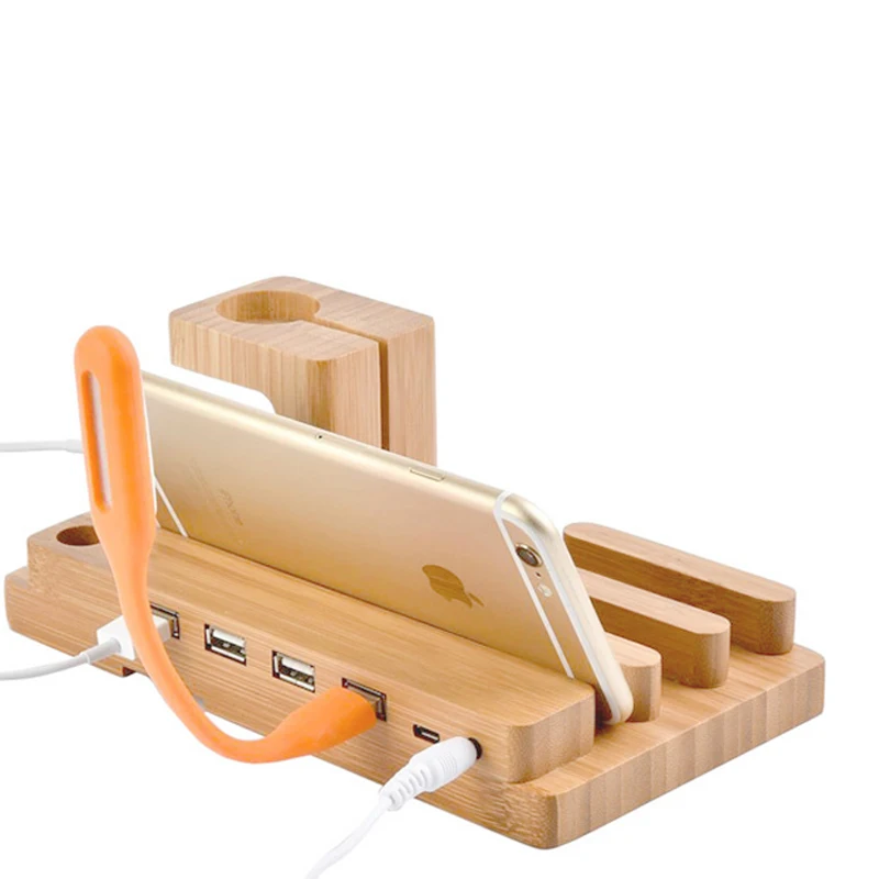 Держатели планшетного ПК деревянные подставки для Ipad Mini Air apple watch iPhone настольные