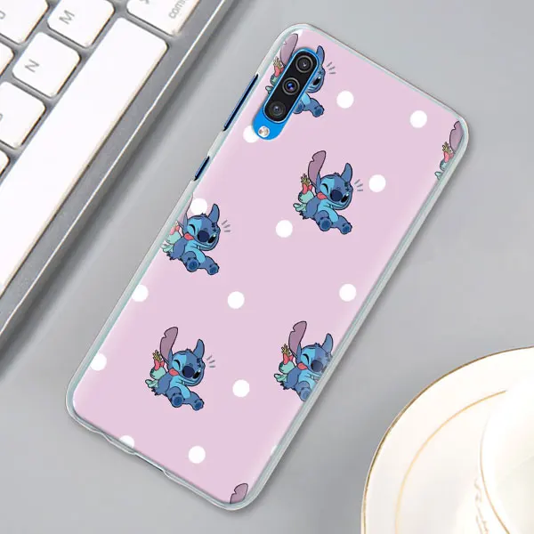 12 Милый мультфильм, Стич чехол КРЫШКА ДЛЯ samsung Galaxy A30 A40 A50 A70 A6 A8 плюс A7 A9 M30 чехол для телефона Coque - Цвет: 12