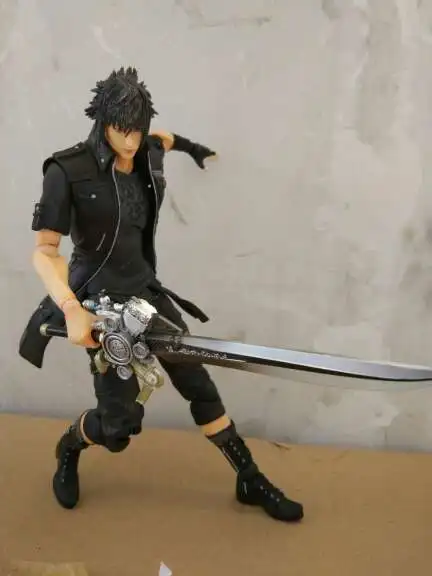 Square IX Final Fantasy XV Play Arts Kai Noctis Lucis экшн фигурка без коробки дешевая стоимость