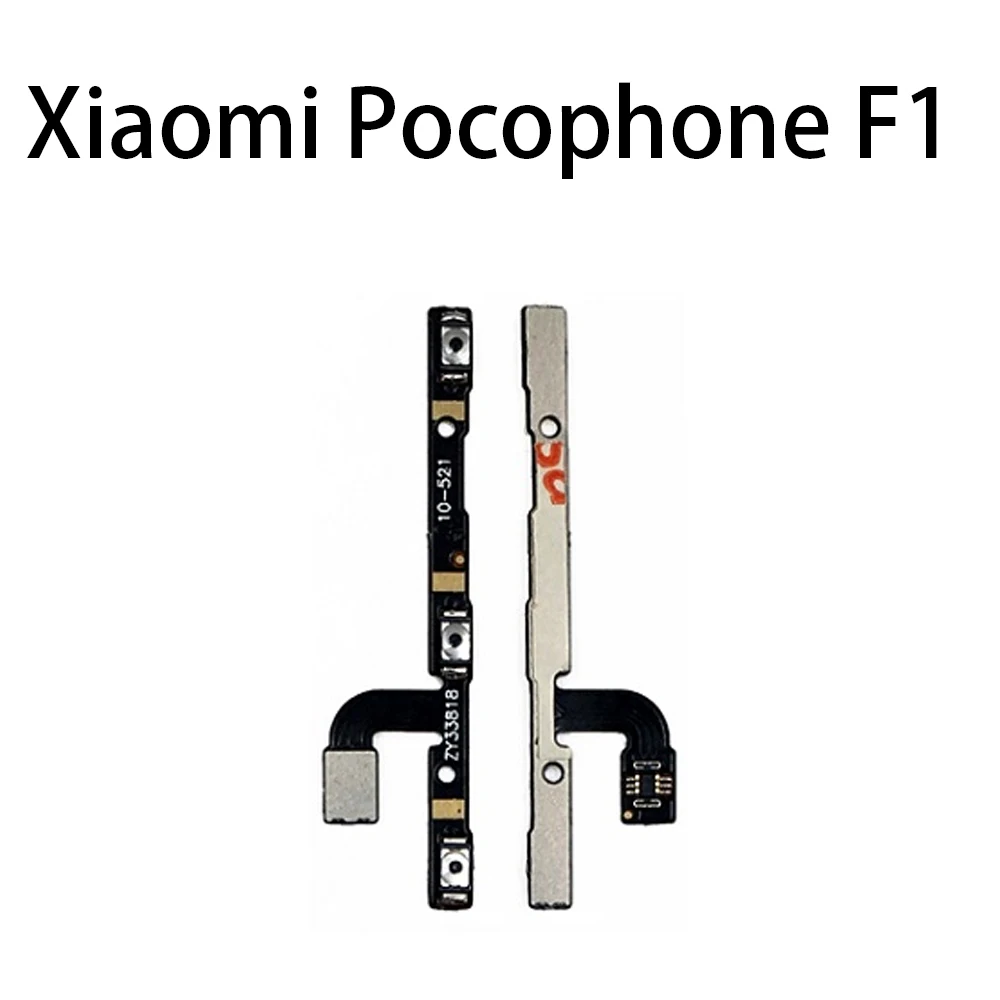 Xiaomi Pocophone F1 гибкий кабель питания и громкости ленточный кабель Замена для Xiaomi Pocophone F1 гибкий переключатель громкости Замена на выключение