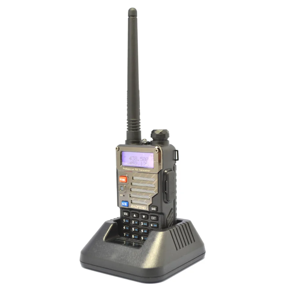 Портативная рация BAOFENG VHF/UHF двухдиапазонный ручной охотничий радиоприемник с