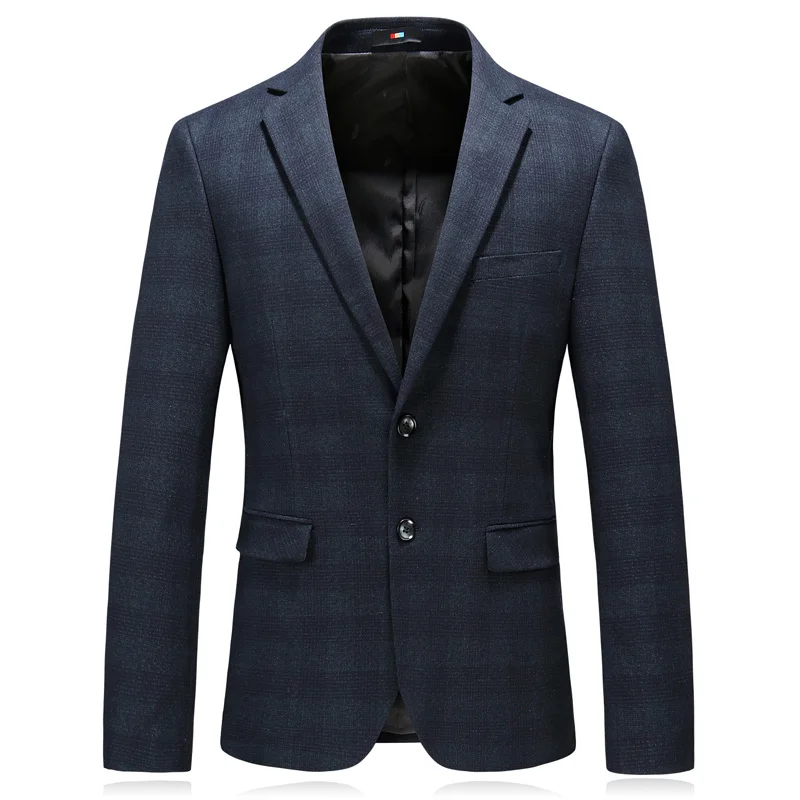 Зима Джентльмен пиджак классический Бизнес для Для мужчин Slim Fit Повседневное