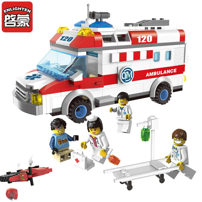 Enlighten модели Здание игрушка Совместимость с LEGO Лего Legos Конструктор E1118 328 блок