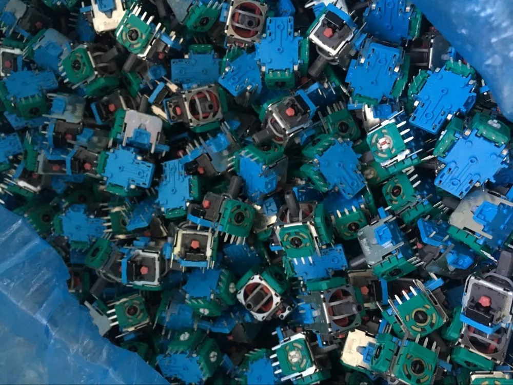 Оригинальный Джойстик ALPS для контроллера PS4 3D аналоговый стик 3 контакта сменный