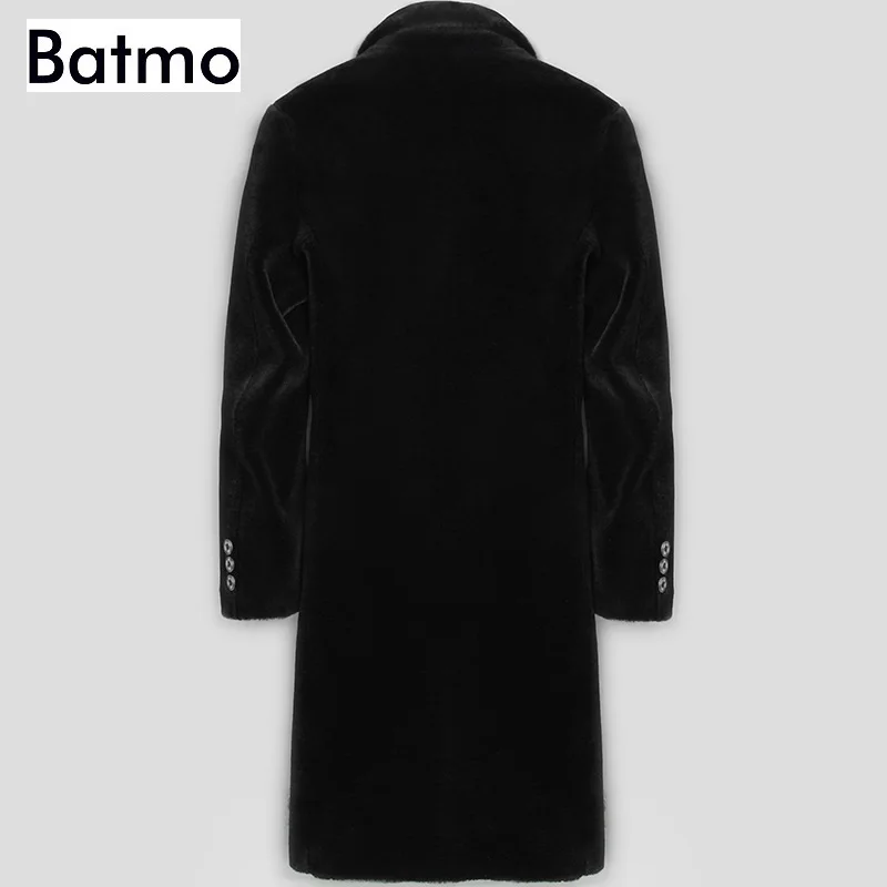 Batmo 2018 Новое поступление зимние высокого качества овечьей шерстью Мужская куртка