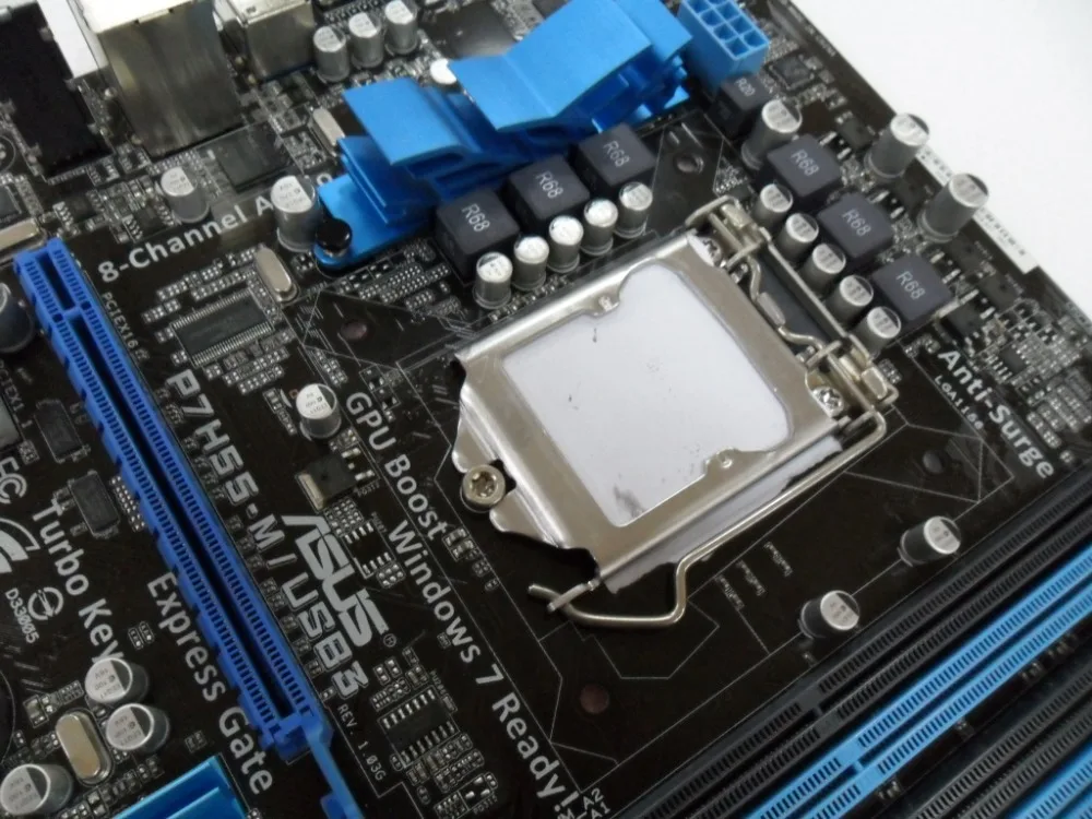 Оригинальная материнская плата для ASUS P7H55-M/USB3 DDR3 LGA 1156, 16 ГБ, USB2.0, USB3.0, SATA3, H55, используемая настольная материнская плата, распродажа
