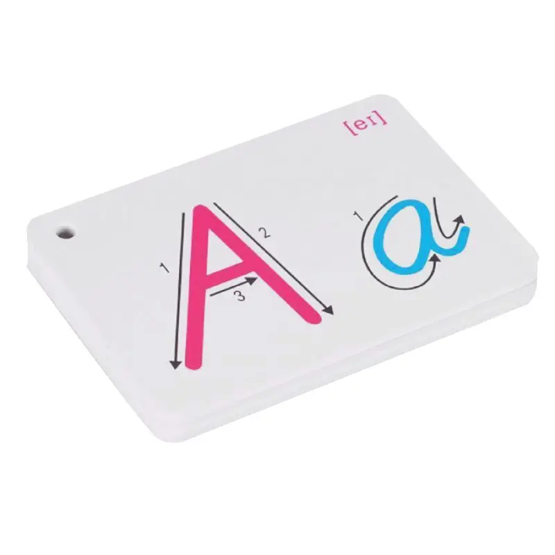 26 букв английская алфавитная карточка с кольцом и пряжкой ручная - Цена: 233,82 руб.