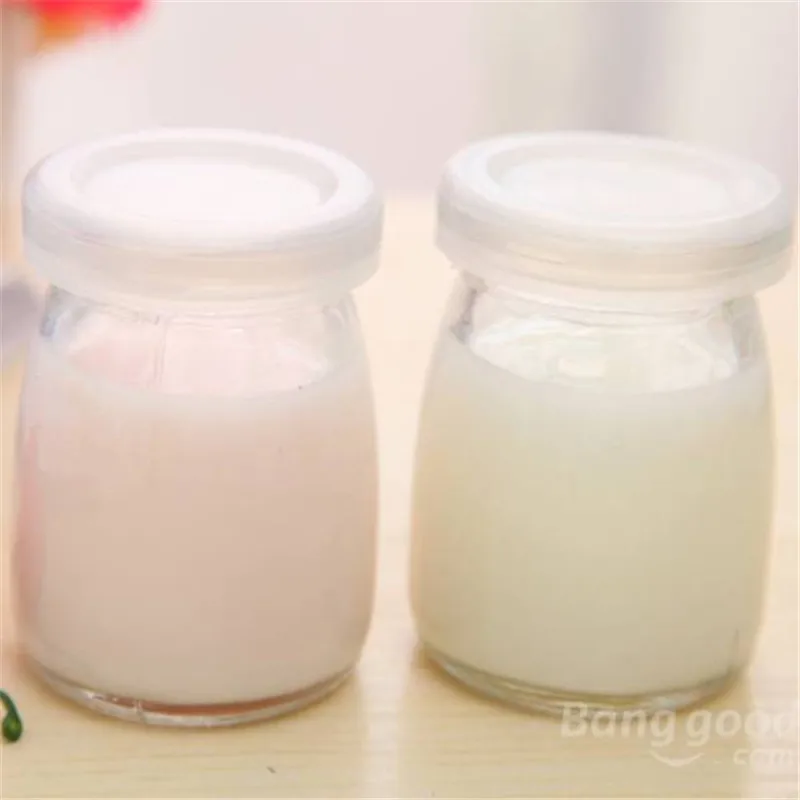 Mrosaa 1 шт. 100 мл йогурта стеклянная бутылка для молока бутылки фруктового сока